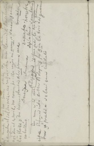 Spanish and French text