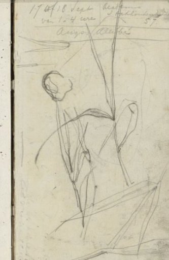 Standing figure and a boat