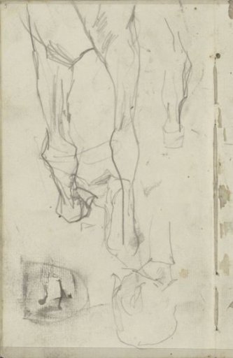 Horse Legs and a Figure Study