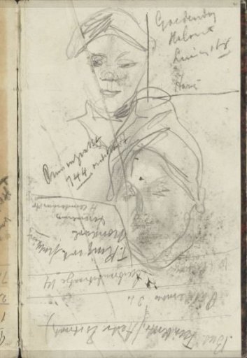 Two Women's Heads