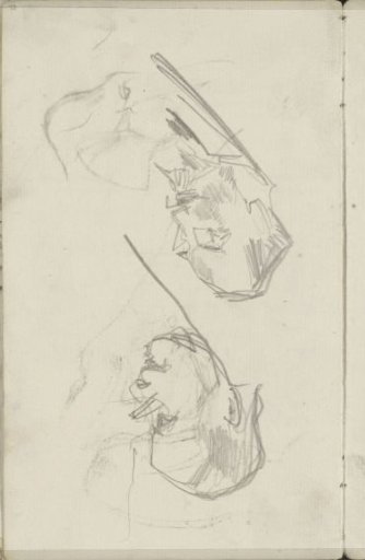 Two male busts