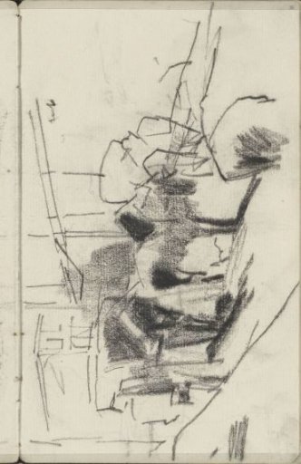 View of a street with a horse-drawn cart