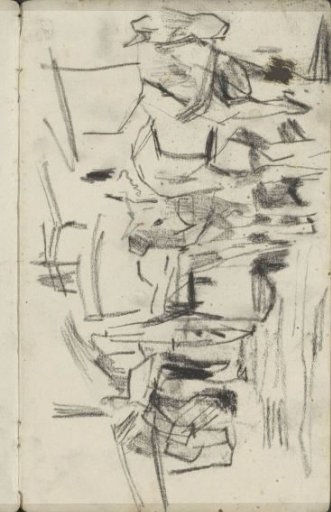 View of a road with a horse-drawn cart