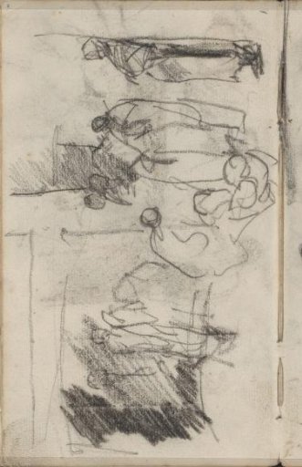 Group of figures for a building