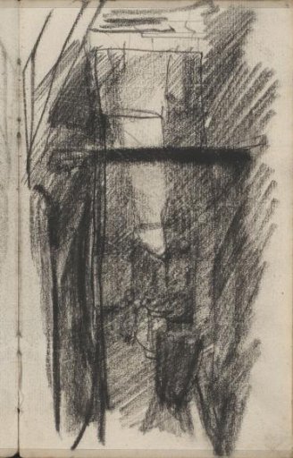 Figures in an alley
