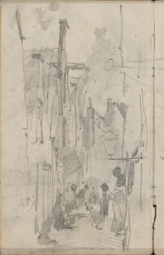 Figures on the street