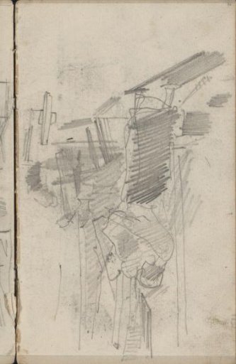 Figures, possibly in an interior