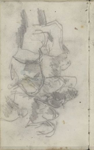 Horses and a Figure Study