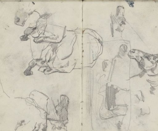 Study Sheet with Horses