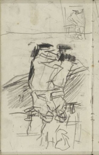 Women on the street, possibly arm-in-arm