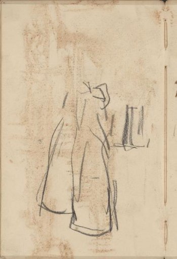 Study, possibly of two standing women