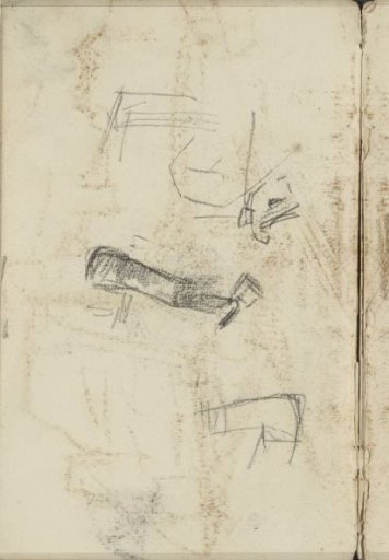 Study sheet, possibly with arms