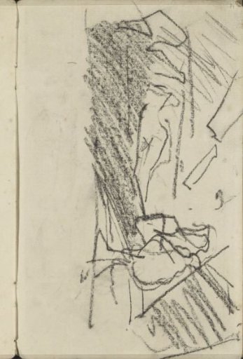 Study, possibly of figures in a landscape