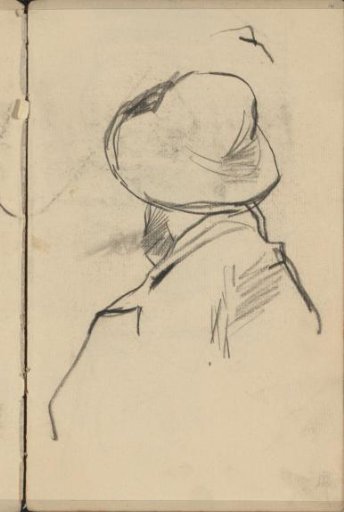 Man with Hat, Seen from Behind
