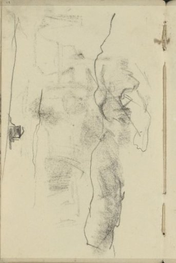 Study, possibly of a cloudy sky above a landscape