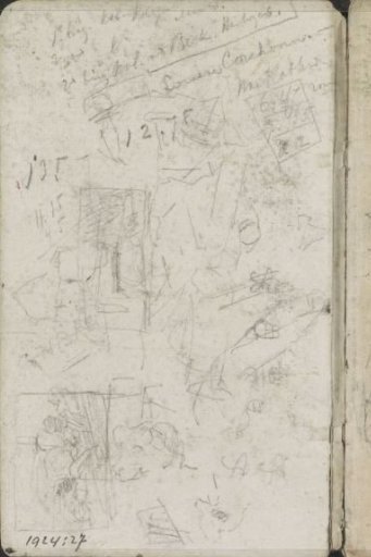 Study sheet with animals and figures
