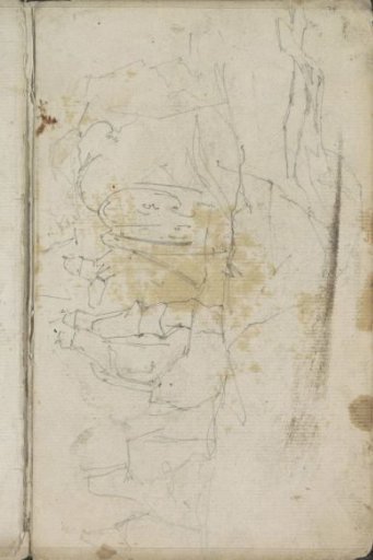 Soldiers and an animal, possibly a dog