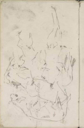 Animals, possibly sheep or goats