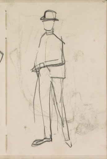 Standing Man with a Hat