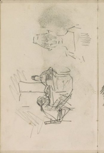 Woman and a Man at a Table