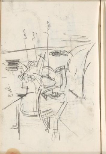 Figures, Possibly on the Street