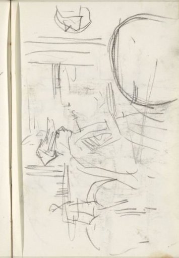 Figures, Possibly on the Street