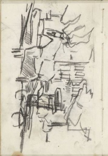 View in Amsterdam with a Horse and Carriage