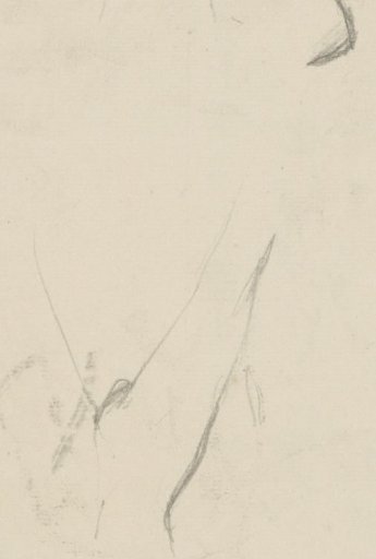 Study, possibly of a horse's leg