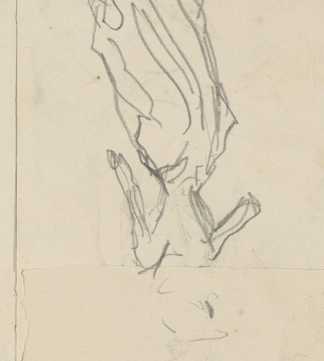 Standing woman in a gown