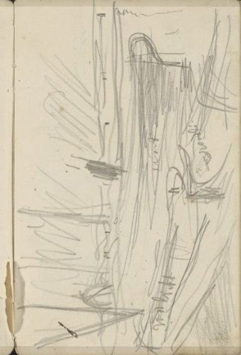 Moored boat, possibly a barge