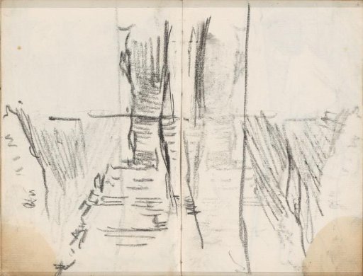 View in Amsterdam, possibly the Rokin from the Langebrug