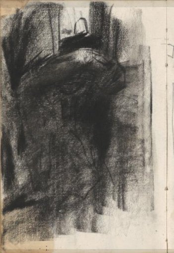 Study, possibly of a woman in an interior