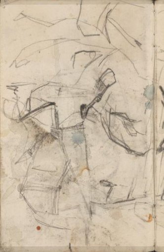 Study, Possibly of a Horseman