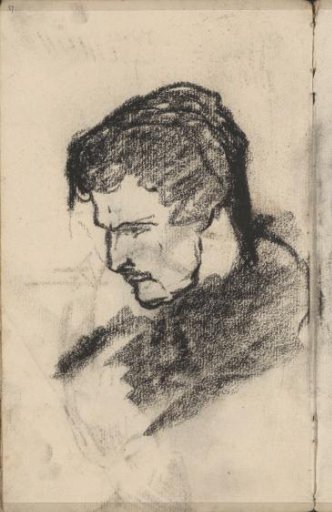 Bust of a Man, in Profile