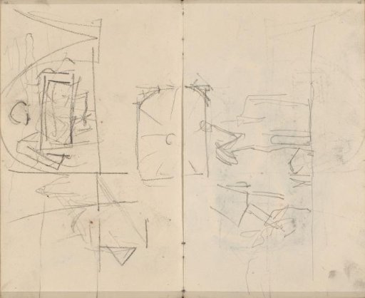 Study Sheet, Among Other Things with a Horseman