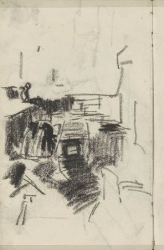 Study, possibly of boats in the water