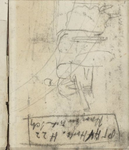 Study, possibly of a wagon
