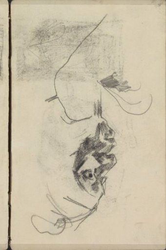 Head of a black man