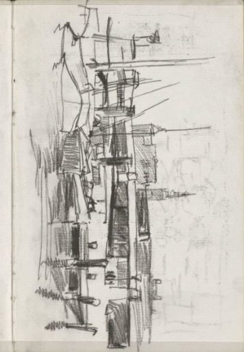 Moored Barges in Amsterdam