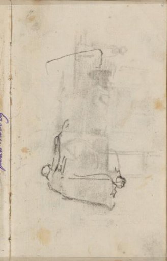Standing woman with outstretched arms