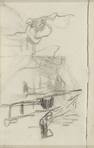 Study, possibly of a fence