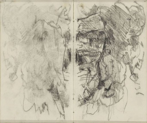 Study, possibly of a dune landscape
