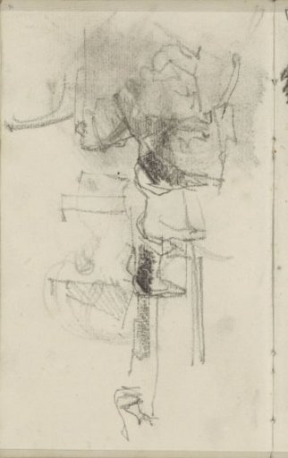 Horses and bomb ketches, possibly on the beach