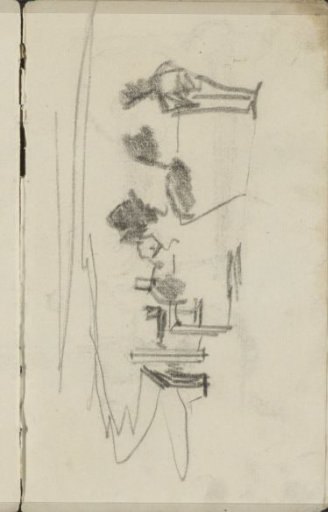 Landscape with figures, possibly soldiers