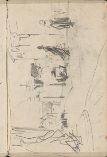 View of a street with figures