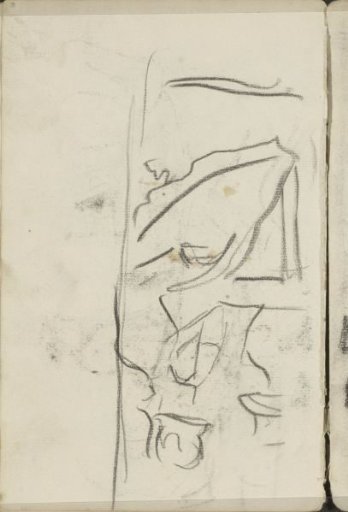 Seated woman with a hat