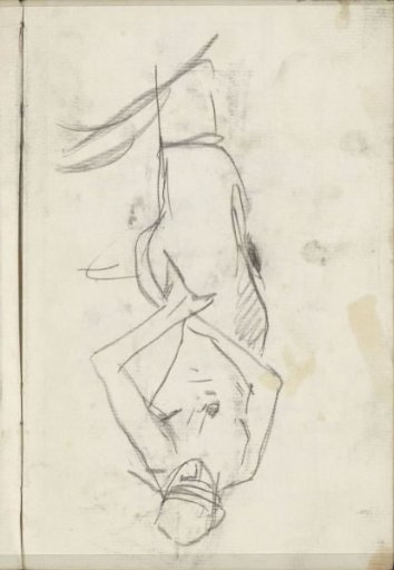 Standing female nude