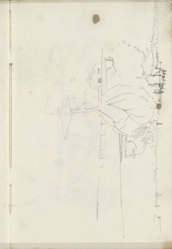 Landscape with buildings