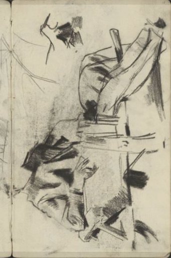 Man in a wheelbarrow