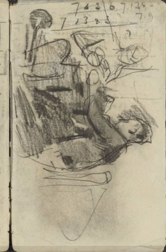 Seated figures
